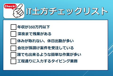 IT土方　チェックリスト